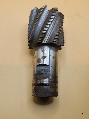 Roughing End Mill 2'' 8 FLUTE  2'' THREAD 2'' SHANK