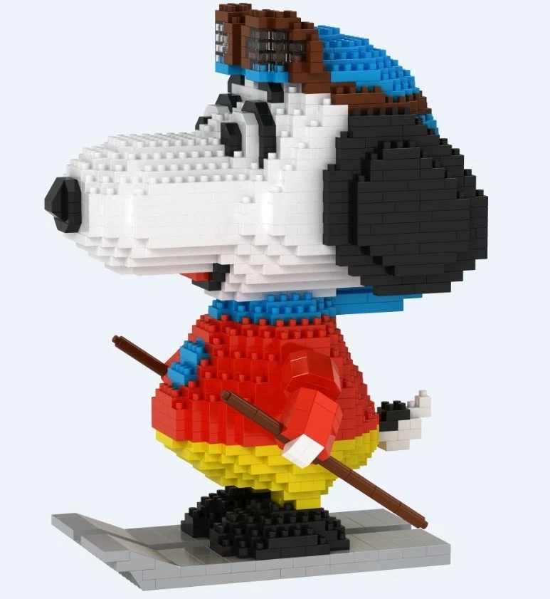 Набор волшебных мини-блоков Snoopy 1180 шт. сложные игровые блоки подарок - Изображение 4 из 4