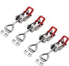 4 Pack Heavy Duty 4002 Toggle Latch Clamp, Adjustable Toggle Clamp Latch with Lo