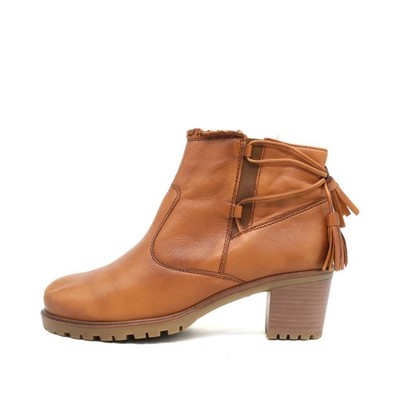 Ara Damen 8655 Stiefel Cognac Leder Knöchelhoch komfort Stiefeletten EU 39