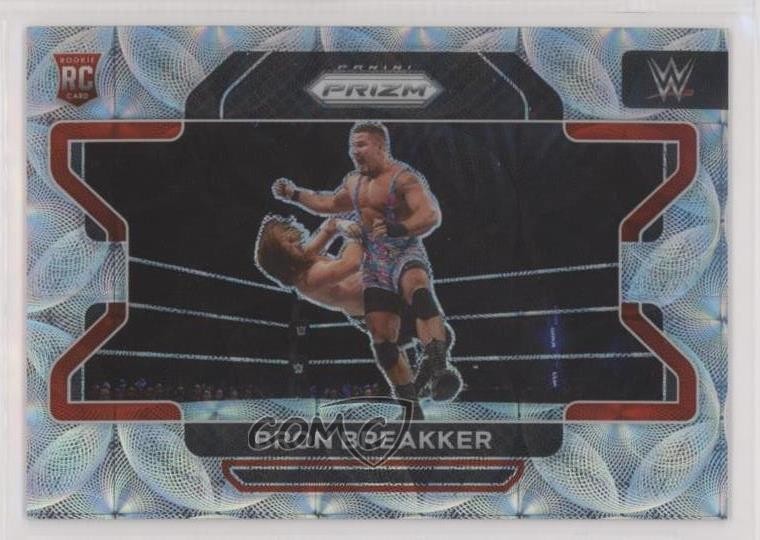 2022 Panini Prizm WWE Premium Prizm 77/199 Bron Breakker #39 Rookie RC