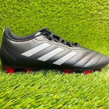 Adidas Goletto VIII FG Mens Size 6.5 Black White Running Leather Soccer Cleats