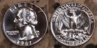 1961 Washington Quarter - Choice Gem Proof