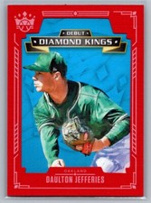 2021 Panini Diamond Kings #DDK-AD Daulton Varsho Debut Diamond Kings Red Frame