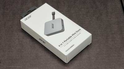 Acer 4 in 1 USB-C Portable Mini Dock (USB und HDMI Anschlüsse)