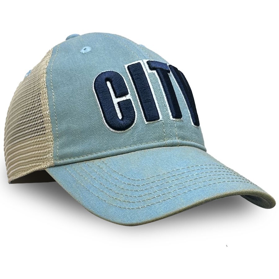Manchester City CITY Snapback Vintage Trucker Adjustable Logo Cap Hat