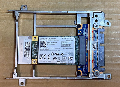 Dell 0FCN4M 02N4J0 2.5'' SATA to mSATA Adapter Caddy with Lite-On 256GB mSATA SSD