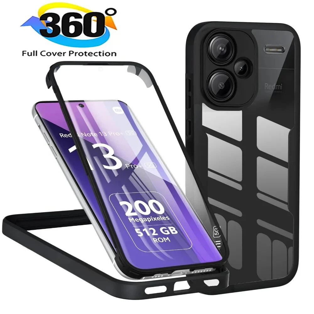 360° Full Body Shockproof Case For Xiaomi Redmi Note 14 13 12 11