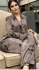 ZARA EMBROIDERED TROUSERS WITH SEQUINS Sz S MINK 2731/290 NWT Party Cocktail