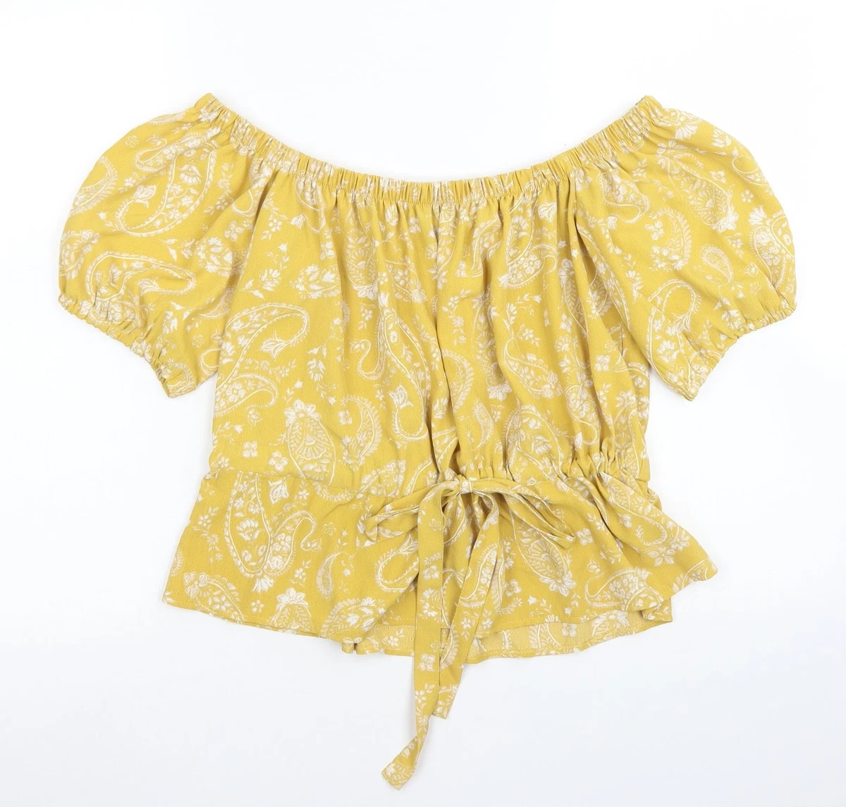 Yellow sales blouse primark