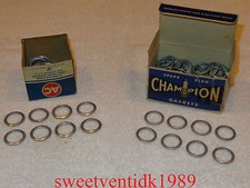 (8) ...  NOS  Champion 18mm Spark Plug Gasket...