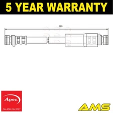 Fits Rover 25 45 200 Streetwise Commerce MG ZR ZS Express Brake Hose Rear Apec