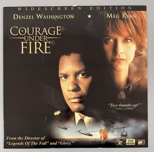 Courage Under Fire Laserdisc Widescreen 1997 413285 Denzel Washington Meg Ryan