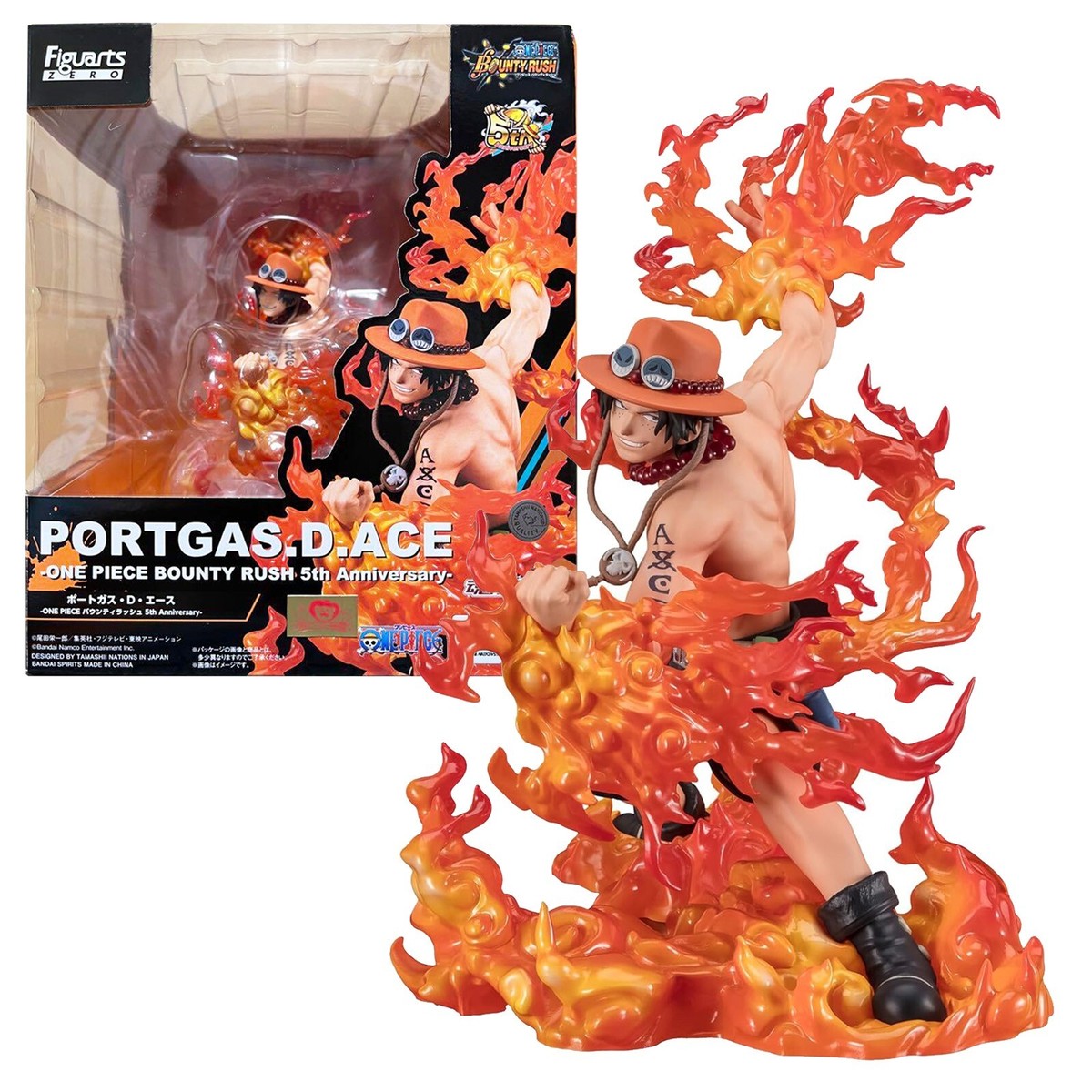 Figuarts ZERO ONE PIECE PORTGAS D ACE BOUNTY RUSH 5th Anniversary