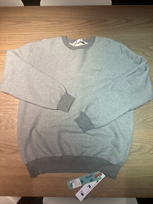 Off White diagonal  grey sweatshirt size Medium NWT