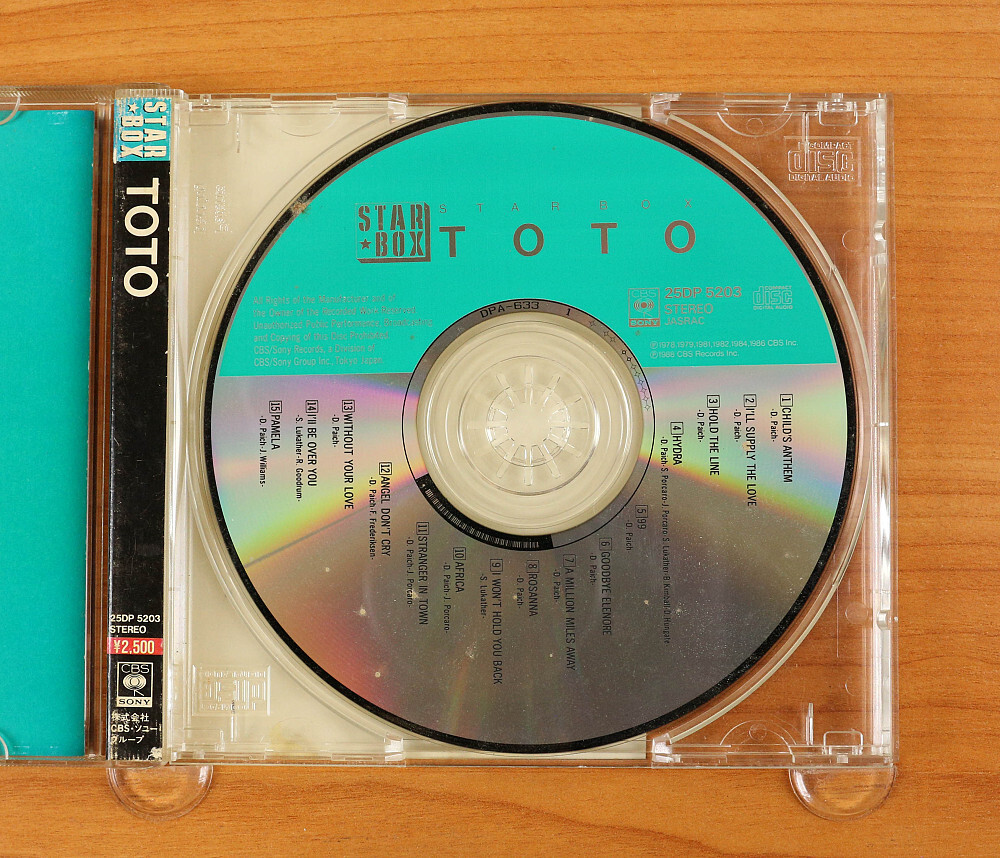 Toto - Star Box CD (Japan 1988 CBS/Sony) 25DP 5203 | eBay Toto - Star Box CD (Japan 1988 CBS/Sony) 25DP 5203 | eBay