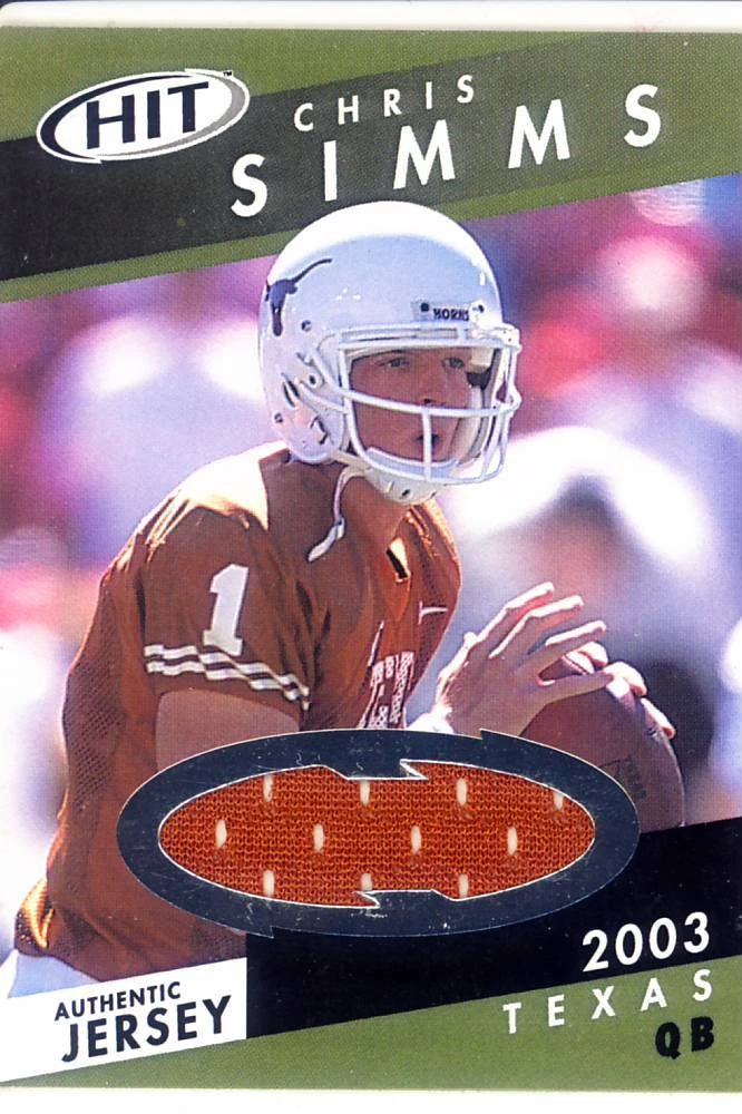 Longhorns Chris Simms jersey