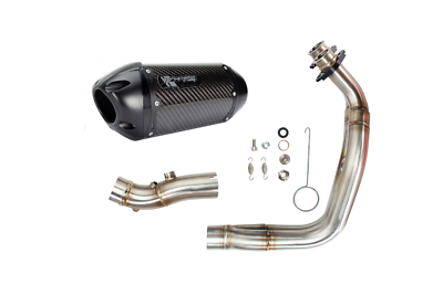 値下げ可 YZF-R7 Two Brothers Racing 2022-2025 R7 MT07 Two Brothers Carbon Fiber Full Exhaust System