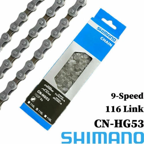 6/7/8/9/10/11 speed FOR Shimano chain HG54/95/701 Deore MTB Road Bike 116 Link - Picture 10 of 10