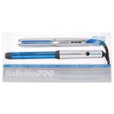 BaBylissPRO Nano Titanium Special Edition Combo Curling Wand & Straightener