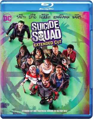Suicide Squad Extended Cut Blu-ray Margot Robbie, Jared Leto, Common, Will Smith