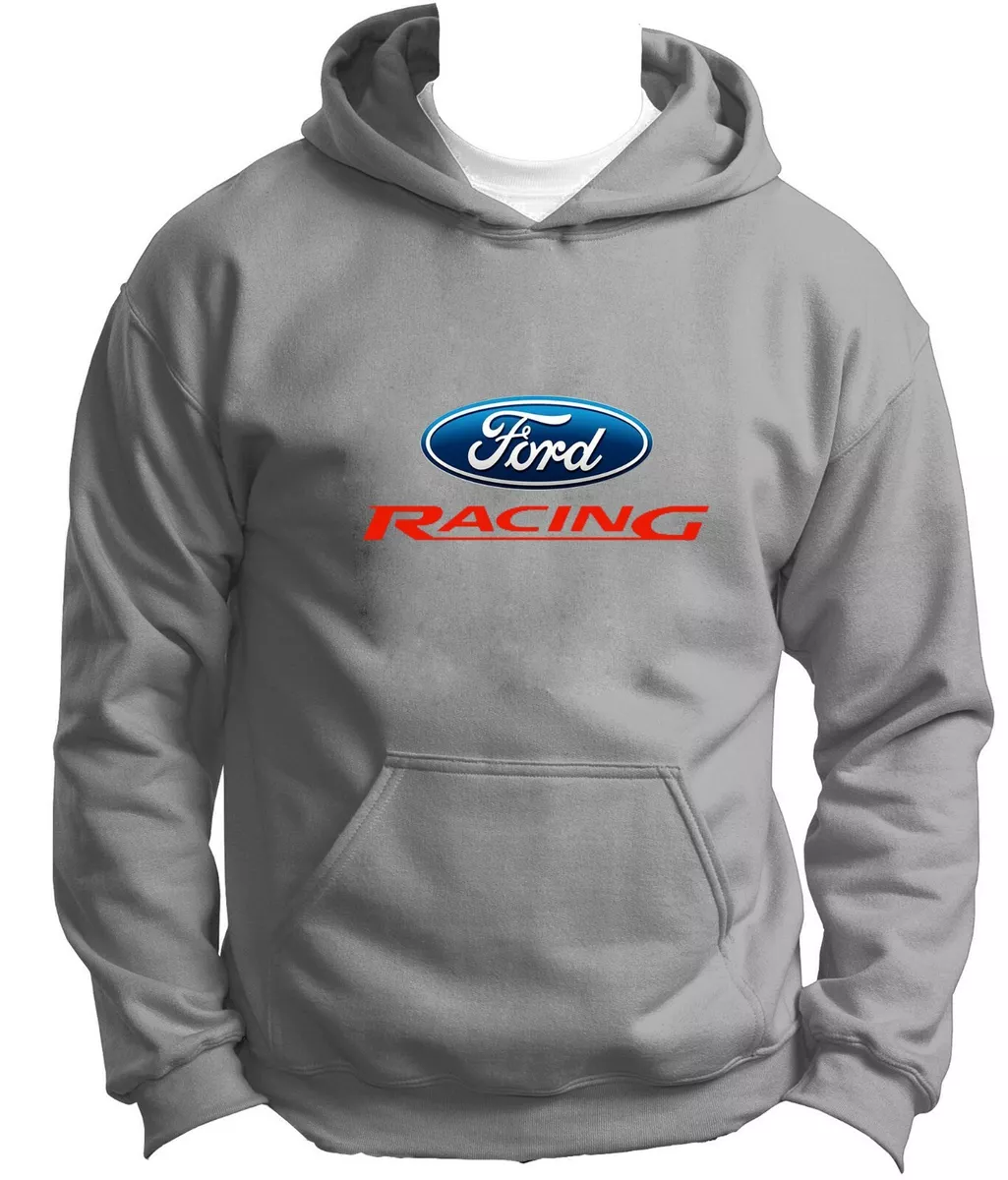 Ford Racing Sport Hoodie NEW DTG Print Logo Hoody Car Lovers