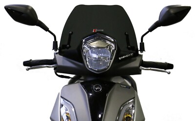 Parabrezza OJ Per SYM Symphony ST 125 Dal 2015, Trasparente, Dimensioni L710 X H675 Mm, SC3628 A539