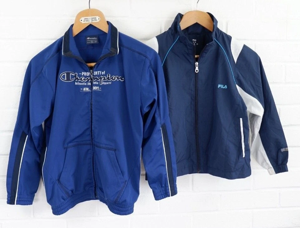 Boys Champion Fila Track Top Jacket Bundle Medium
