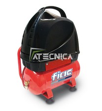COMPRESSORE D'ARIA 6 LT CON DA TRASPORTO COASSIALE FIAC F3100/6 230V 1,1 KW 