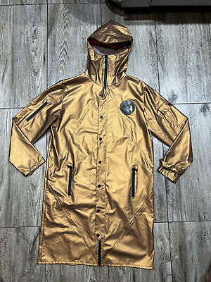 Men's Rain Jacket RAINS x Asger Juel Larsen Shiny Bronze XS Men's Rain Jacket RAINS x Asger Juel Larsen Shiny Bronze XS