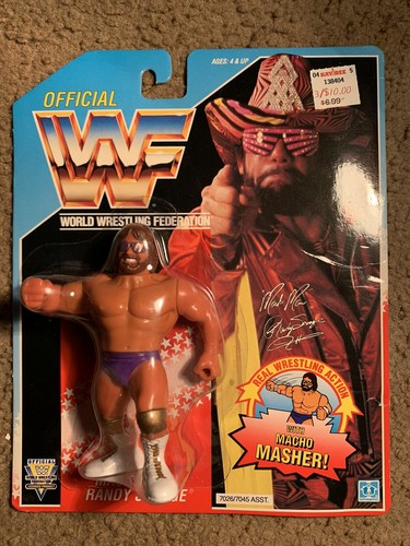 Wwf Hasbro Series 3 Macho Man Moc With Protective ...