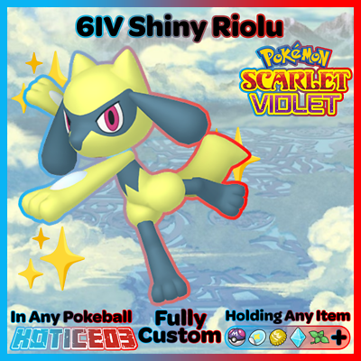 Shiny Riolu Pokemon Scarlet