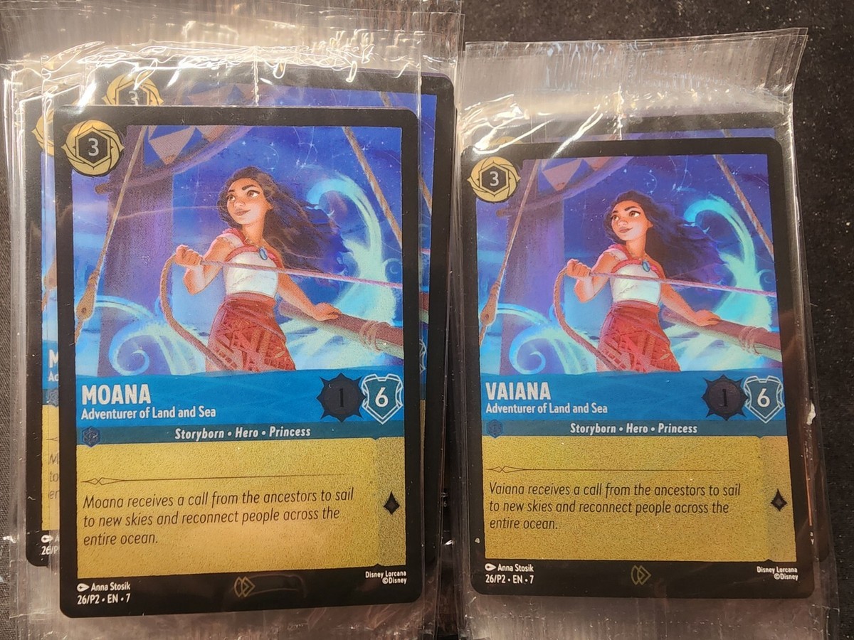 Moana x1/Vaiana x1 - Adventurer of Land and Sea 26 Disney Lorcana