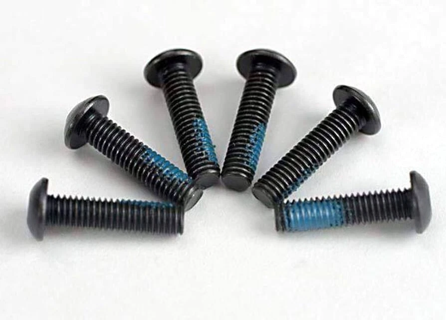 Traxxas 5282 Screws 3X12mm button-head machine threadlock (6) for EZ START MOTOR - Image 2 of 3