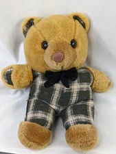Brown Bear Plush 13 Inch Weighted Flannel Body Stuffed Animal Toy