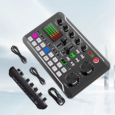 Live Sound Card And Audio Interface With DJ Mixer  Speech Converter Stream