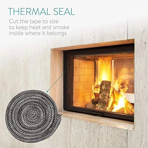 Wood Stove Door Gasket 3/8u0026#034; X 118u0026#034; Rope Seal Replacement For Wood  Burning Stoves | eBay