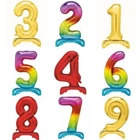32 inch Number Standing Balloon Number 0 1 2 3 4 5 6 7 8 9 birthday party