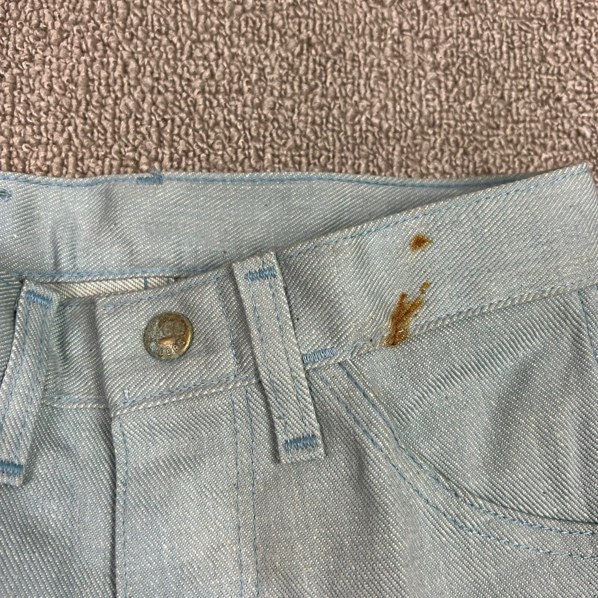 Vintage 70's Lee Riders 102 Boot Cut Flare Denim Jeans Size Vintage 70's Lee Riders 102 Boot Cut Flare Denim Jeans Size