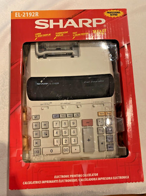 Sharp EL-2192R Electronic Printing Calculator NEW