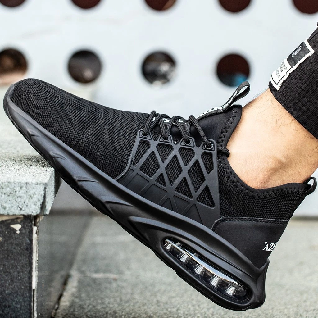 Comfortable steel toe hot sale cap trainers womens