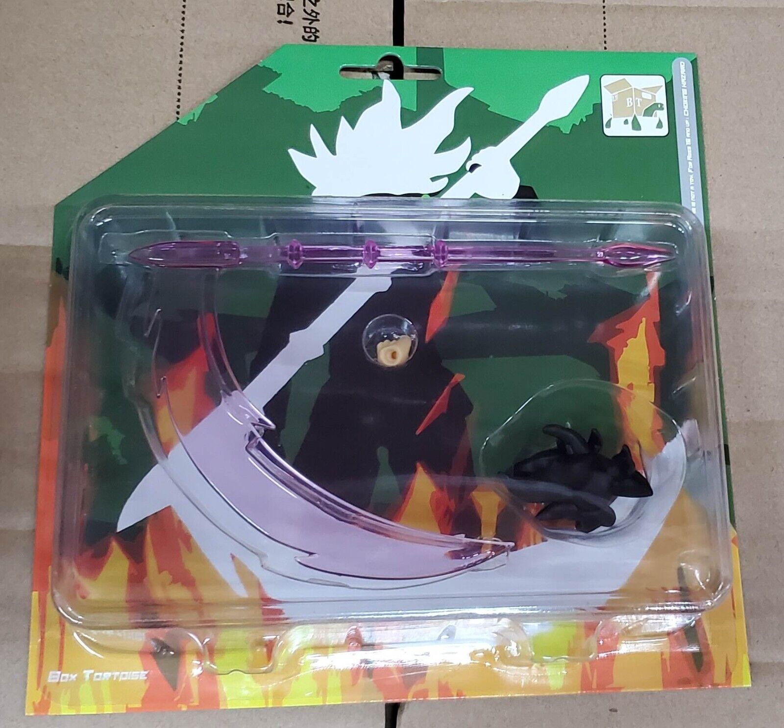 Box Tortoise DB-01 Impostor Rage Weapon Set Scythe for S.H Figuarts Black Goku 