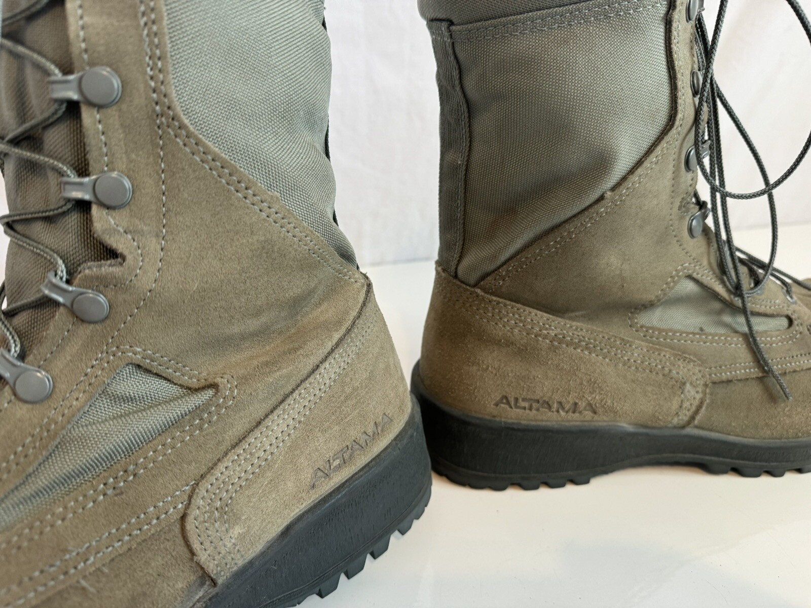 Altama Combat Vibram Soles Steel Toe Boots Sage Green… Gem