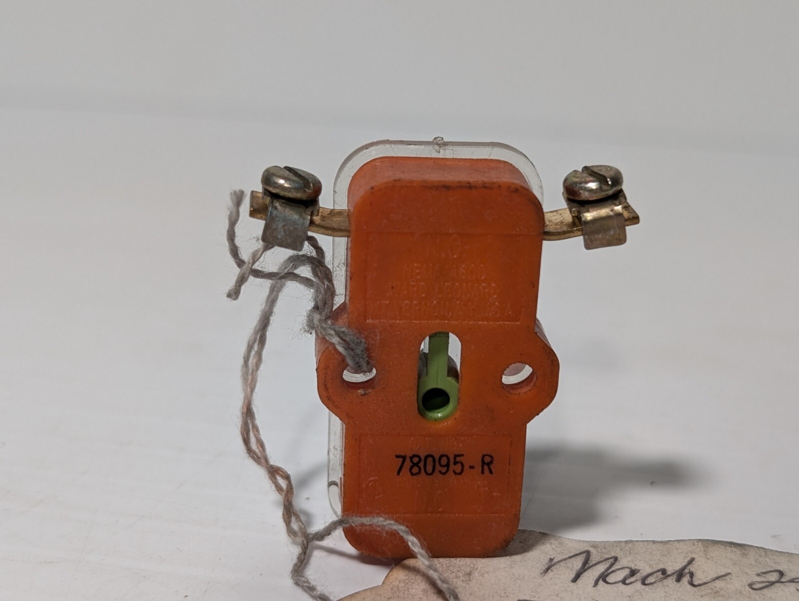 Ward Leonard 78095-R Auxiliary Contact 600V Max