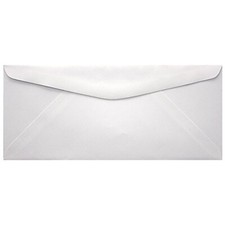  9 Regular Envelopes, 3 7/8 x 8 7/8, White Wove 24w 90gsm , 50 per Pack