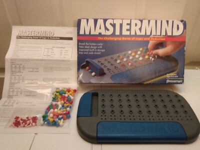 [See Pics] Fully Complete Vintage Mastermind 1996 Pressman Code Breaking Game