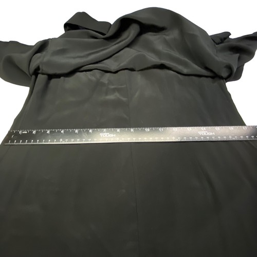 Mono THEORY Mujer 100% Seda Talla 10 Negro Mosaico Falley Sin Mangas 68-10 - Imagen 17 de 21