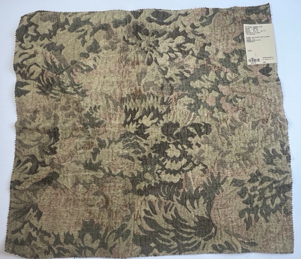 Beacon Hill Shaded Elm Upholster Fabric 24 X 24 Brown Sample Traditional Home - Image 3 of 4