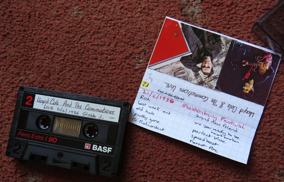 MIDNIGHT OIL live Glastonbury 1985 + LLOYD COLE live Glasto 1986 90-min cassette Foto 2 de 2