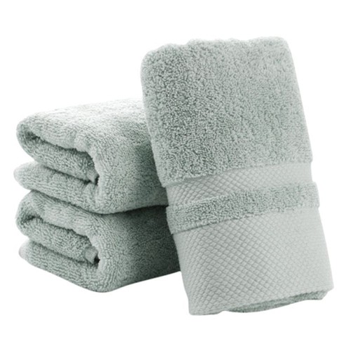 Toallas de ducha de baño suaves 100 % algodón secado rápido gruesas absorbentes para el hogar US - Imagen 18 de 18